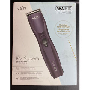 Wahl Professional KM Supera Cordless Clipper Grooming Kit – Open Box New, 2 Batt